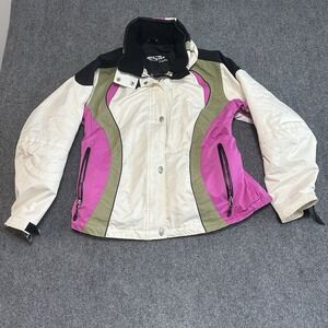 Obermeyer Ridgeline Women's Ski‎ Jacket Size 14 with hood wind/rain proof